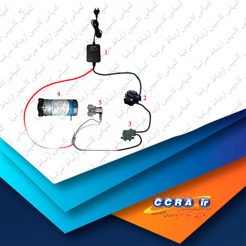 مدار برقی دستگاه تصفیه آب خانگی آکواتک
